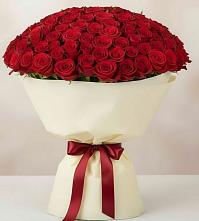 Букет 101 Красная роза Милано в Аргаяше
