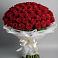 Букет 101 Красная роза Блэк Мэджик в Аргаяше