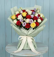 Букет цветов из:  Розы #REPLACE_PRED# Аргаяше