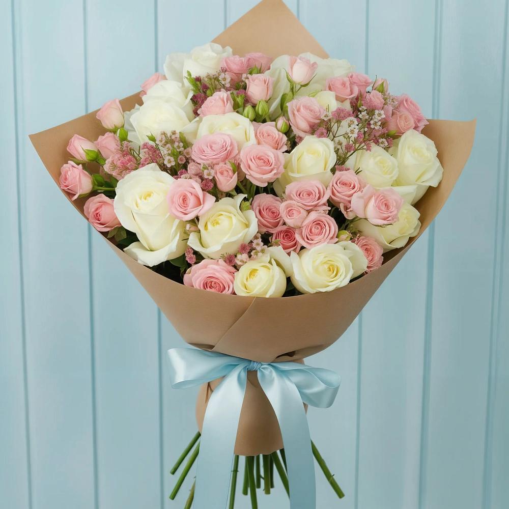 Букет цветов из: Розы в Аргаяше