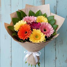 Букет цветов из:  Герберы #REPLACE_PRED# Аргаяше