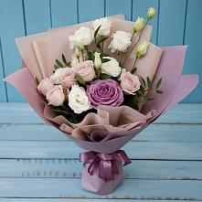 Букет цветов из:  Розы и Лизиантусы в Аргаяше