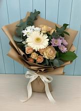 Букет цветов из:  Герберы и Хризантемы в Аргаяше