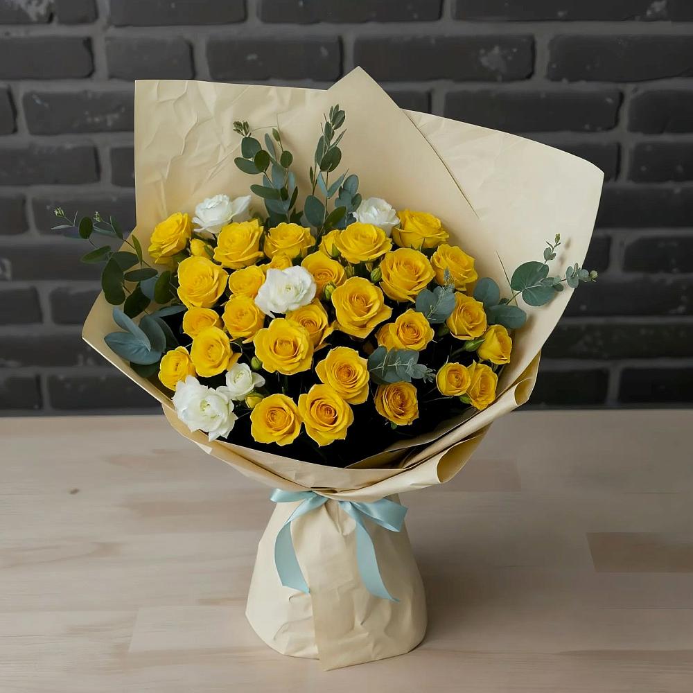 Букет цветов из: Розы в Аргаяше