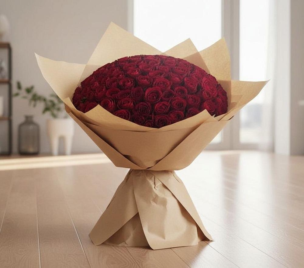 Букет 101 Красная роза в Аргаяше