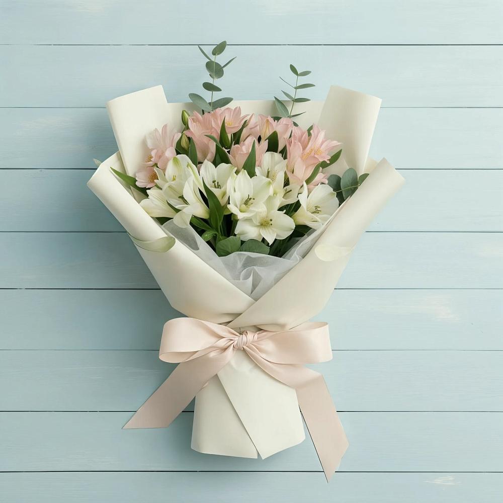 Букет цветов из: Альстромерии в Аргаяше